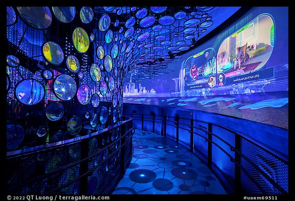 Inside Mobility Pavilion. Expo 2020, Dubai, United Arab Emirates (color)