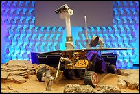 Model of Mars Exploration rover, USA Pavilion. Expo 2020, Dubai, United Arab Emirates ( color)