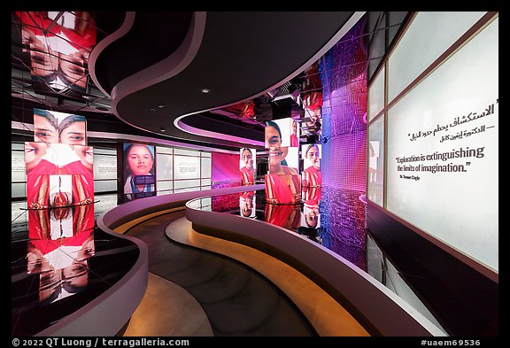 Exhibit 3: The Innovation Generation, USA Pavilion. Expo 2020, Dubai, United Arab Emirates (color)