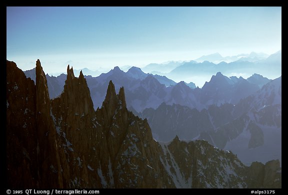 Aiguilles du Diable. Alps, France (color)
