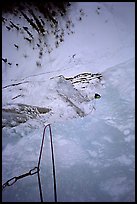 On the lower Weeping Wall. Canada ( color)