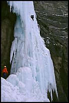 Climbers tackle Oh le tabernacle !. Canada ( color)