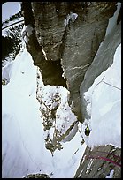Climbing the headwall of Polar Circus. Canada ( color)