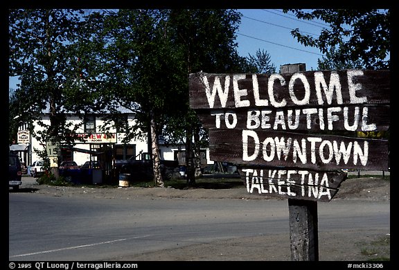 Dowtown Talkeetna. Alaska