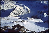 The West Rib has 45 degrees inclination, with some steeper mixed parts. This means that unlike the West Buttress, it is a somewhat technical route, where you have to do some sort of climbing, and be careful not to fall. Denali, Alaska