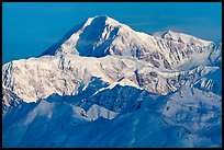 Mt McKinley seen from the south. Denali National Park, Alaska, USA.