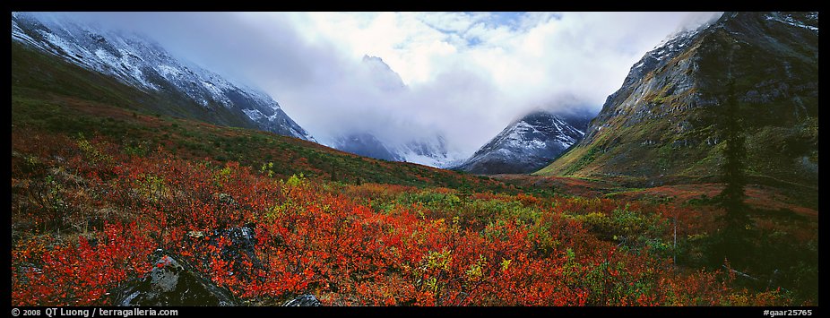 Brooks range landscape in the fall. Gates of the Arctic National Park (color)