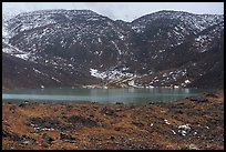 Lake and Three River Mountain foothills. Gates of the Arctic National Park ( color)