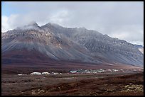 Anaktuvuk Pass and Soakpak Mountain. Gates of the Arctic National Park ( color)