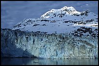 Lamplugh glacier and Mt Cooper. Glacier Bay National Park, Alaska, USA. (color)