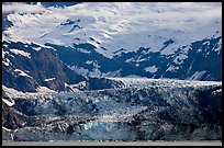 Tidewater glacier, West Arm. Glacier Bay National Park, Alaska, USA. (color)