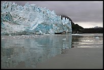 Margerie Glacier reflected in Tarr Inlet. Glacier Bay National Park, Alaska, USA. (color)
