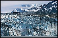 Ice face of Lamplugh glacier. Glacier Bay National Park, Alaska, USA. (color)