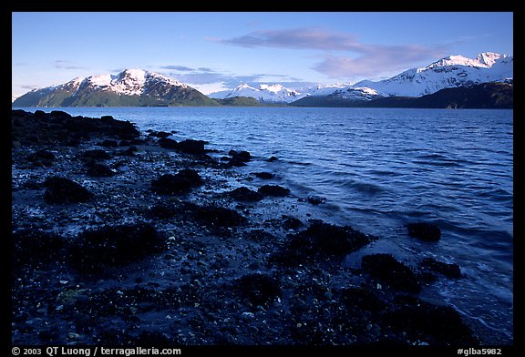 West Arm, sunset. Glacier Bay National Park