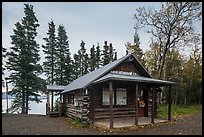 Brooks Camp Visitor Center. Katmai National Park, Alaska, USA.