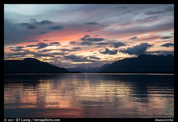 Dawn, Naknek Lake. Katmai National Park (color)
