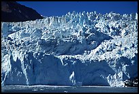 Front of Aialik Glacier. Kenai Fjords National Park, Alaska, USA. (color)