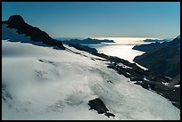 Aerial View of Harding Icefield above Holgate Arm. Kenai Fjords National Park ( color)