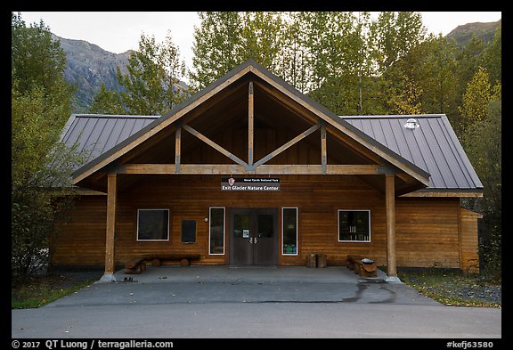 Exit Glacier Nature Center. Kenai Fjords National Park, Alaska, USA.