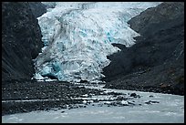 Glacial stream and Exit Glacier terminus, 2016. Kenai Fjords National Park ( color)