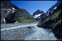 Valley II below the Telaquana Mountains. Lake Clark National Park, Alaska, USA. (color)