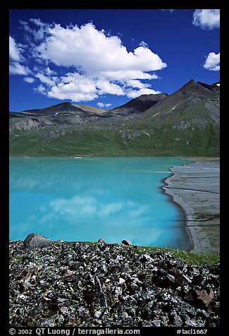 East end of Turquoise Lake. Lake Clark National Park, Alaska, USA.