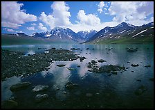 Telaquana Mountains and Turquoise Lake. Lake Clark National Park ( color)