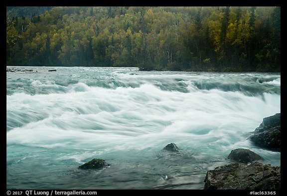 Tanalian River rapids. Lake Clark National Park, Alaska, USA.
