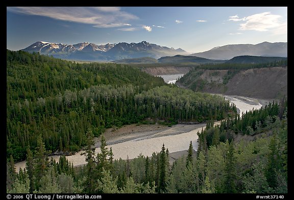 Kuskulana river. Wrangell-St Elias National Park, Alaska, USA.