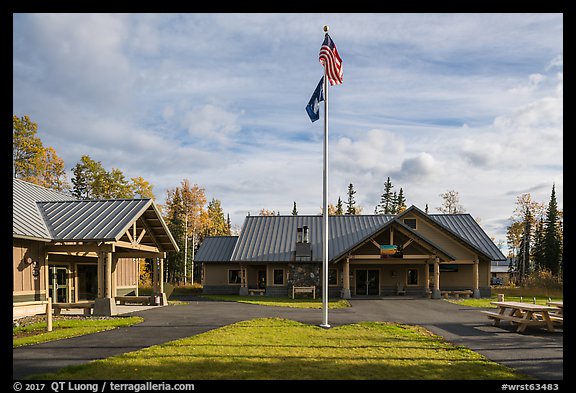 Visitor Center. Wrangell-St Elias National Park (color)
