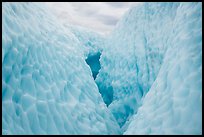 Ice walls forming a canyon, Root Glacier. Wrangell-St Elias National Park ( color)