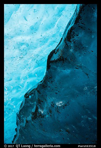 Ice cave detail. Wrangell-St Elias National Park (color)