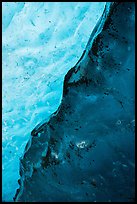 Ice cave detail. Wrangell-St Elias National Park ( color)