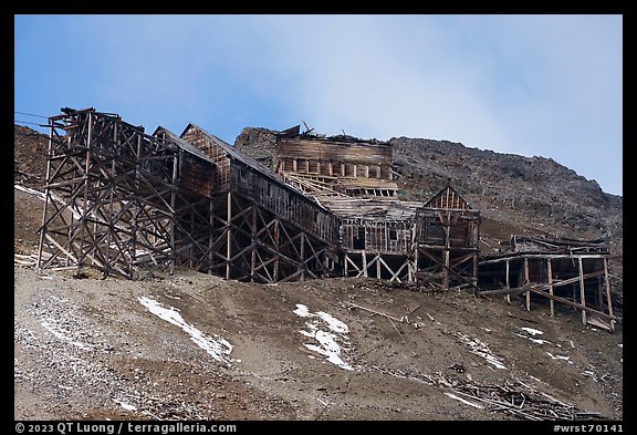 Bonanza Mine from below. Wrangell-St Elias National Park (color)