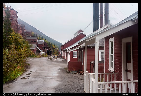 Kennecott historic mill town. Wrangell-St Elias National Park, Alaska, USA.