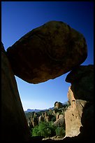 Balanced rock in Grapevine mountains. Big Bend National Park, Texas, USA.