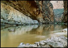 Rio Grande in Santa Elena Canyon. Big Bend National Park ( color)