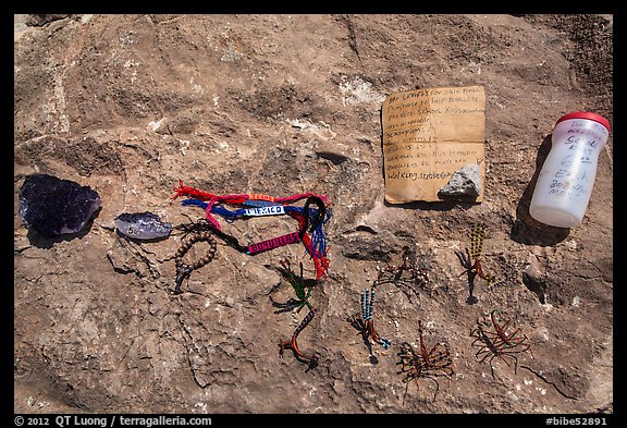 Mexican crafts, self-service stand. Big Bend National Park (color)