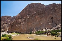Canoes in Boquillas Canyon. Big Bend National Park ( color)