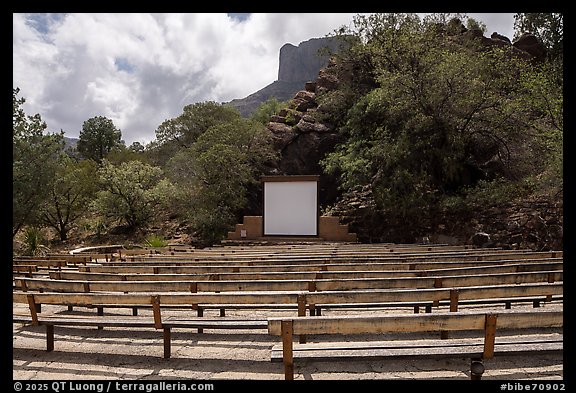 Amphitheater, Chisos Basin Campground. Big Bend National Park (color)