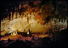 Papoose Room. Carlsbad Caverns National Park, New Mexico, USA. (color)