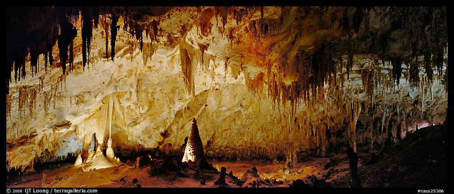 Delicate cave formations in Papoose Room. Carlsbad Caverns National Park, New Mexico, USA.