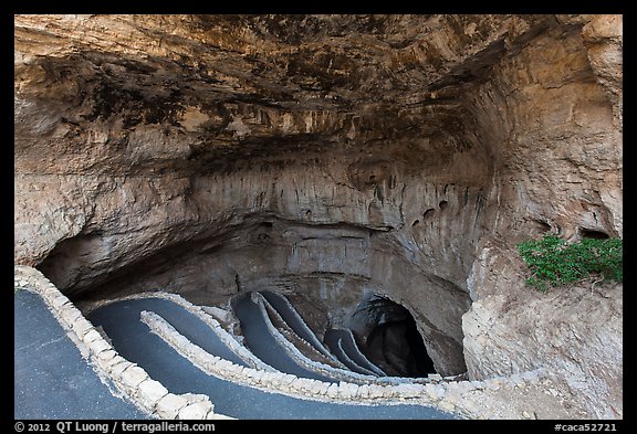 Natural entrance walkway. Carlsbad Caverns National Park, New Mexico, USA.