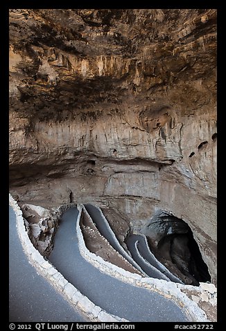 Cave natural entrance. Carlsbad Caverns National Park, New Mexico, USA.