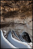 Cave natural entrance. Carlsbad Caverns National Park, New Mexico, USA. (color)