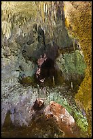 Lower Cave seen from jumping off place. Carlsbad Caverns National Park ( color)