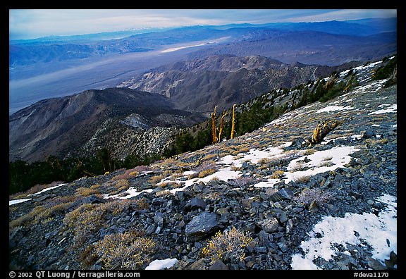 View from Telescope Peak. Death Valley National Park (color)