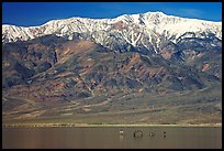 Telescope Peak, rare Manly Lake with dragon. Death Valley National Park ( color)