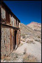 Shack in Leadfield ghost town. Death Valley National Park ( color)