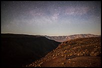 Father Crowley Point at night. Death Valley National Park ( color)